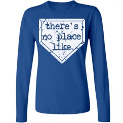 Ladies Relaxed Fit Basic Long Sleeve Tee