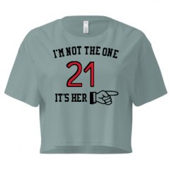 Ladies Festival Cali Crop Top Tee