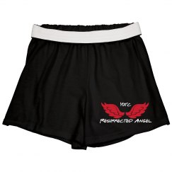 Junior ladies Black/Red Resurrected Angel Shorts