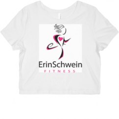 Ladies Slim Fit Crop Top Tee