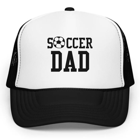 Soccer Dad Hat - Snapback Trucker Hat 