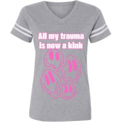 Ladies Relaxed Fit Vintage Sports Tee