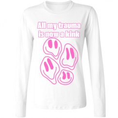 Ladies Relaxed Fit Basic Long Sleeve Tee