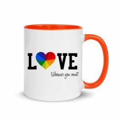 11oz Ceramic Mug with Color Inside