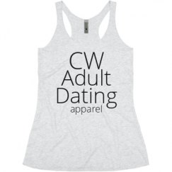 Ladies Slim Fit Super Soft Racerback Triblend Tank