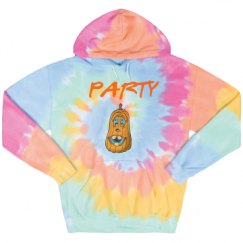 Unisex Tie-Dye Fleece Hoodie