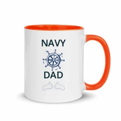 11oz Ceramic Mug with Color Inside