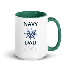 15oz Ceramic Mug with Color Inside