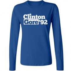 Ladies Relaxed Fit Basic Long Sleeve Tee