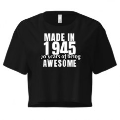 Ladies Festival Cali Crop Top Tee