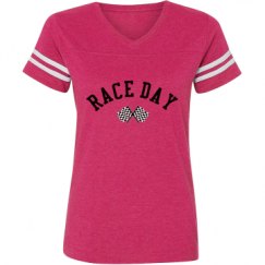 Ladies Relaxed Fit Vintage Sports Tee
