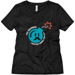 Ladies Relaxed Fit V-Neck Tee