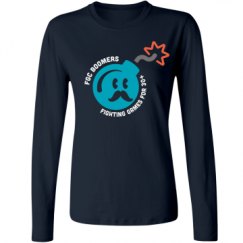 Ladies Relaxed Fit Basic Long Sleeve Tee