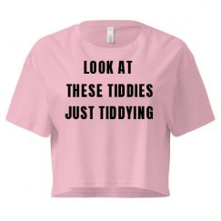 Ladies Festival Cali Crop Top Tee