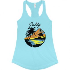 Ladies Slim Fit Racerback Tank Top