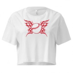 Ladies Festival Cali Crop Top Tee