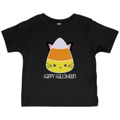 Happy Halloween Candy Corn Black Shirt