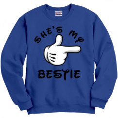 Unisex Film and Foil Crewneck Sweatshirt