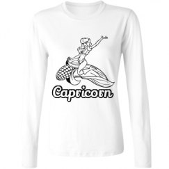 Ladies Relaxed Fit Basic Long Sleeve Tee