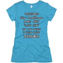Ladies Slim Fit Super Soft Triblend Tee