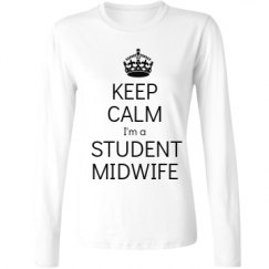 Ladies Relaxed Fit Basic Long Sleeve Tee