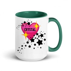 15oz Ceramic Mug with Color Inside