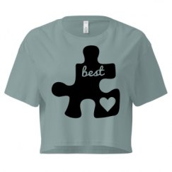 Ladies Festival Cali Crop Top Tee