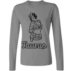 Ladies Relaxed Fit Basic Long Sleeve Tee