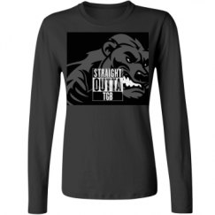 Ladies Relaxed Fit Basic Long Sleeve Tee