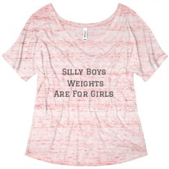 Ladies Flowy Slouchy Tee