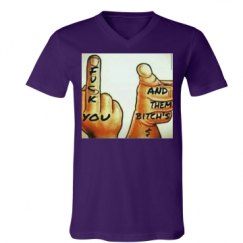 Unisex V-Neck Jersey Tee