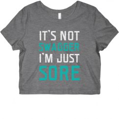 Ladies Slim Fit Crop Top Tee