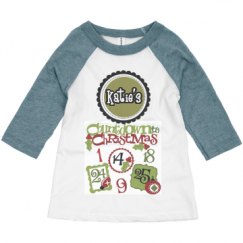 Toddler 3/4 Sleeve Raglan Tee