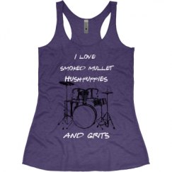 Ladies Slim Fit Super Soft Racerback Triblend Tank