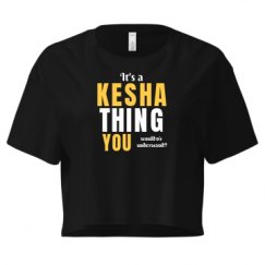 Ladies Festival Cali Crop Top Tee