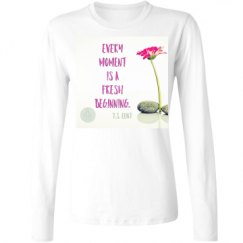 Ladies Relaxed Fit Basic Long Sleeve Tee