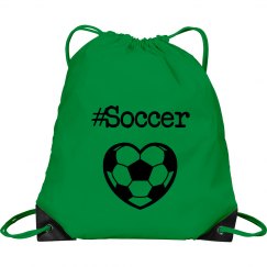 #Soccer cinch bag