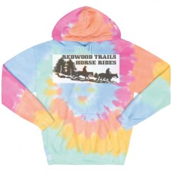 Unisex Tie-Dye Fleece Hoodie