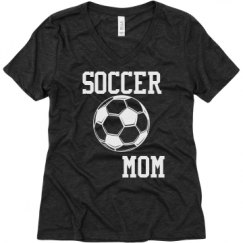 Ladies Relaxed Fit Super Soft Triblend V-Neck Tee