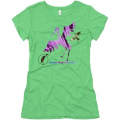 Ladies Slim Fit Super Soft Triblend Tee