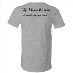 Unisex V-Neck Jersey Tee