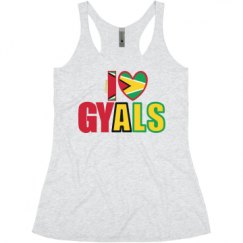 Ladies Slim Fit Super Soft Racerback Triblend Tank