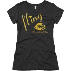 Ladies Slim Fit Super Soft Triblend Tee