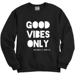 Unisex Film and Foil Crewneck Sweatshirt