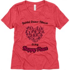 Ladies Relaxed Fit Super Soft Triblend V-Neck Tee