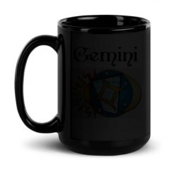 15oz Black Glossy Mug