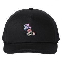 Snapback Five-Panel Rope Hat