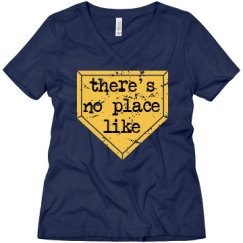 Ladies Relaxed Fit V-Neck Tee