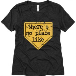 Ladies Relaxed Fit Super Soft Triblend V-Neck Tee