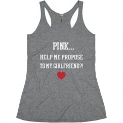 Ladies Slim Fit Super Soft Racerback Triblend Tank